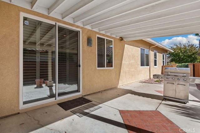 view of patio / terrace with grilling area