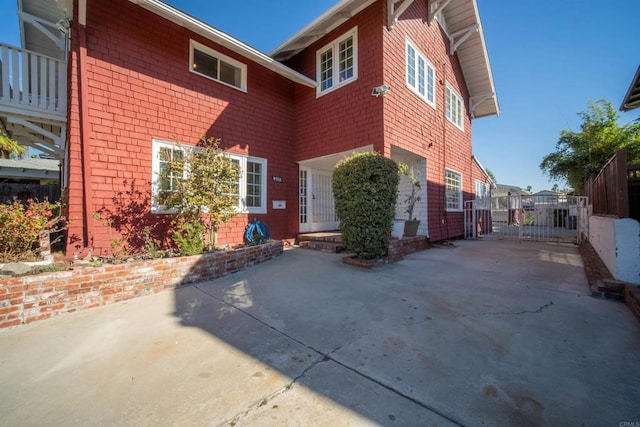 exterior space with a patio area