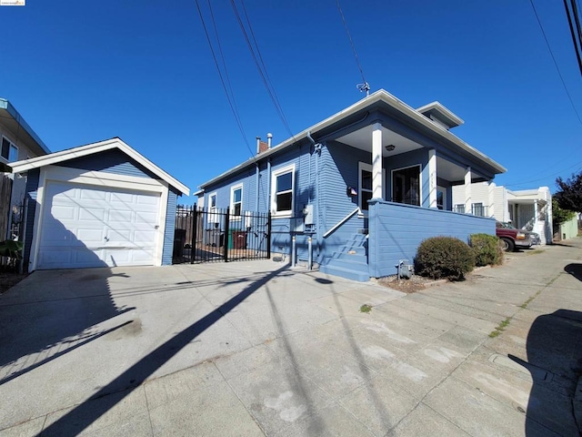 view of front of home