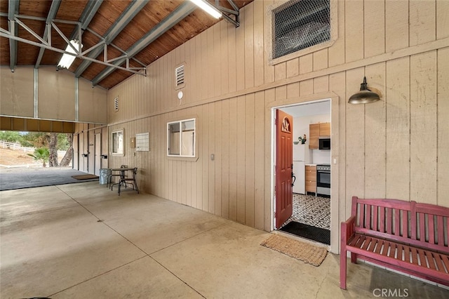 view of home's exterior featuring a patio