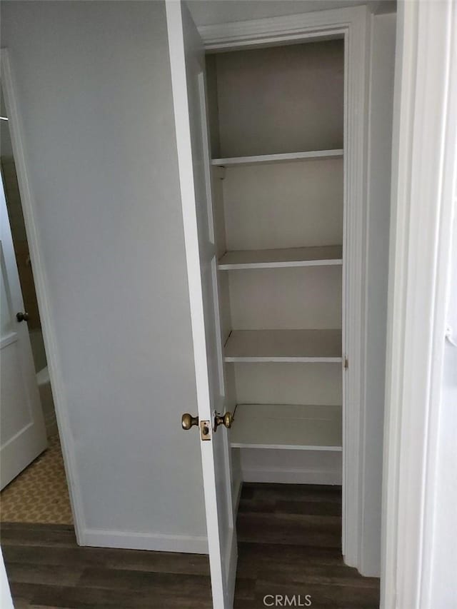 view of closet