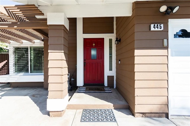 view of property entrance