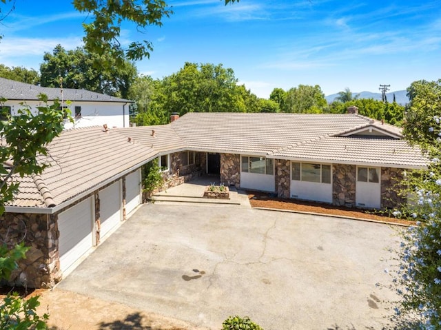 ranch-style house with a garage