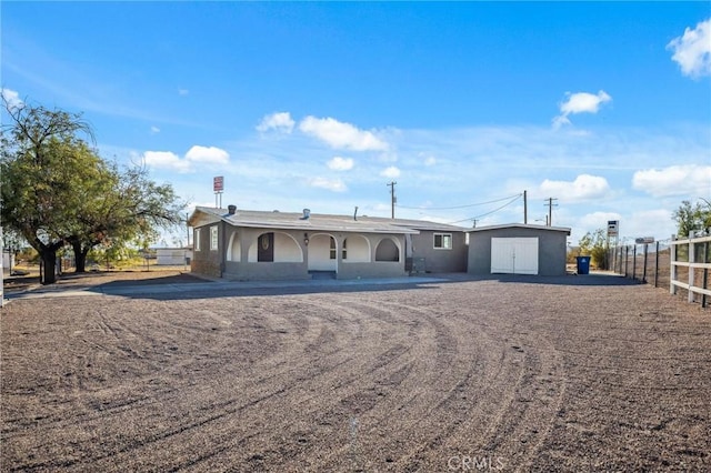 view of ranch-style house