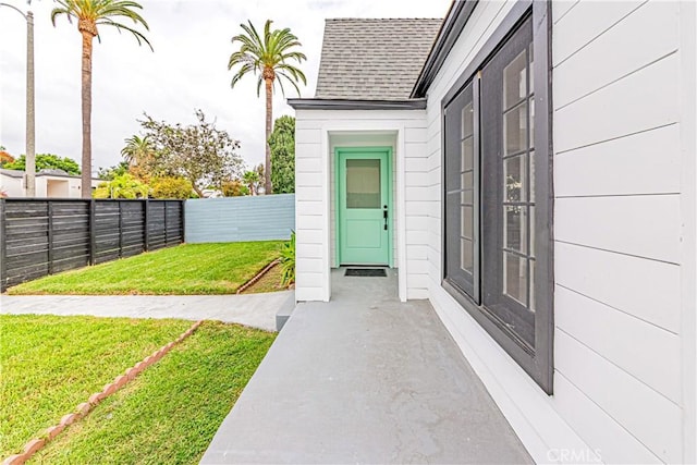 2942 S W View St, Los Angeles, CA 90016 - doorway to property with roof with shingles
