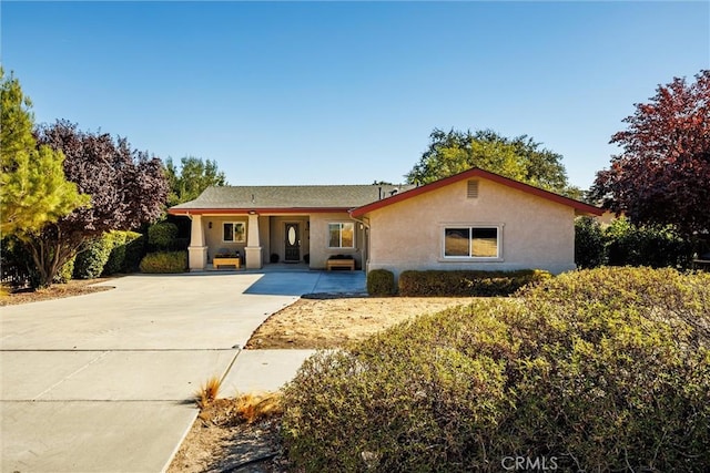 view of ranch-style house