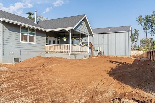 view of rear view of house