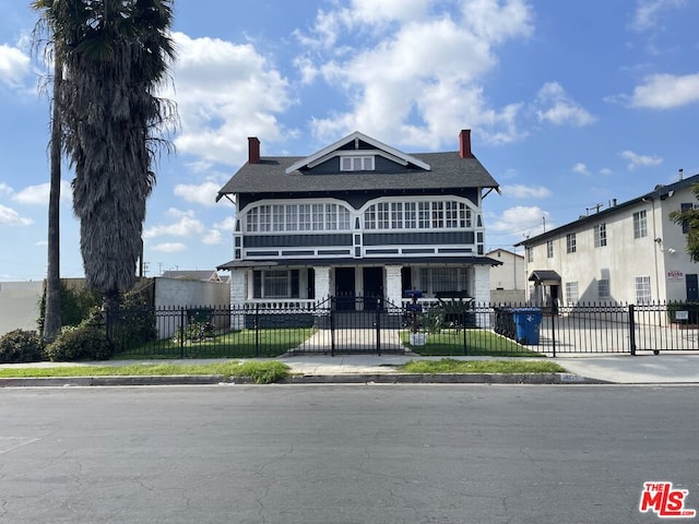 view of front of home