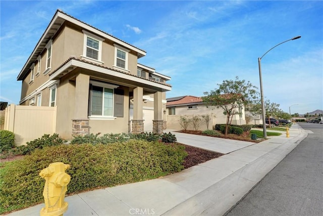 view of front of home