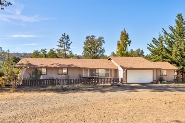 ranch-style house with a garage