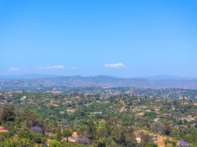 view of mountain feature