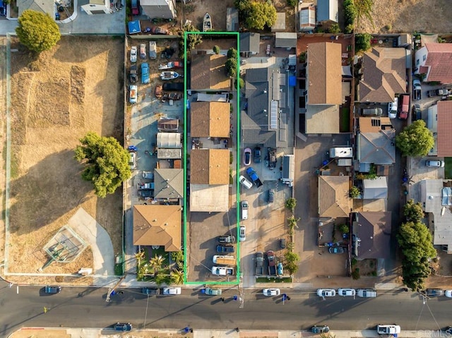 birds eye view of property featuring a residential view