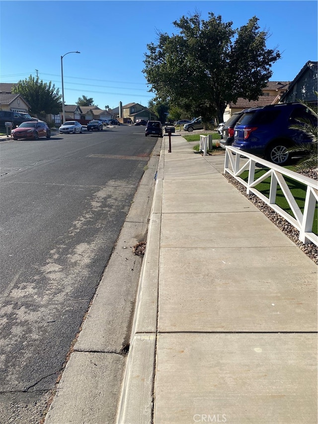 view of street