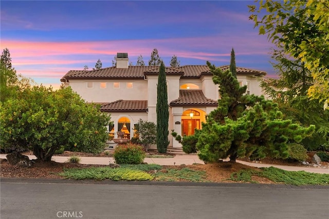 view of mediterranean / spanish-style home