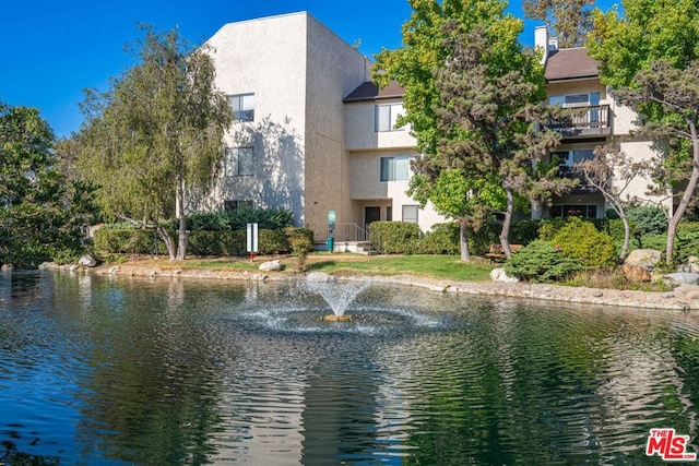 view of water feature