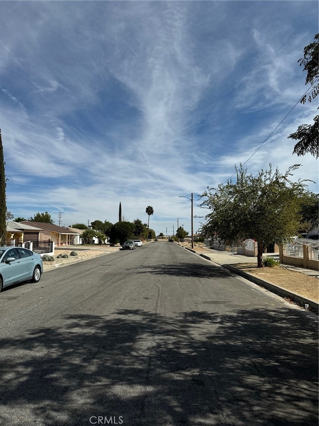 view of street