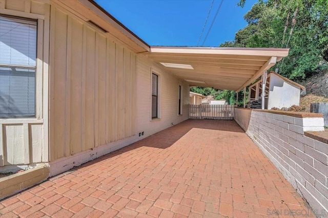 view of patio