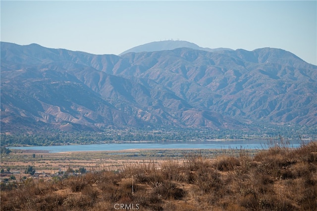 property view of mountains with a water view