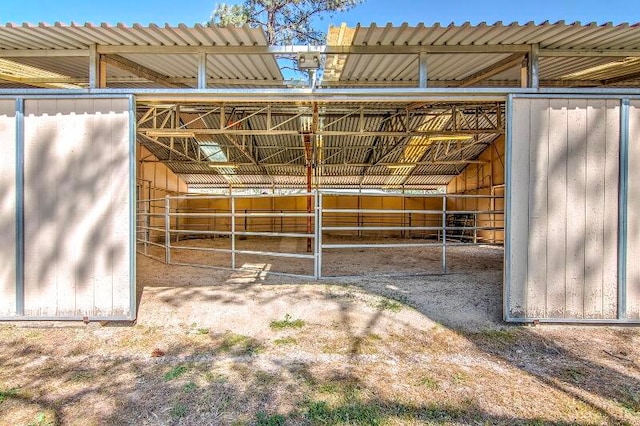 view of stable