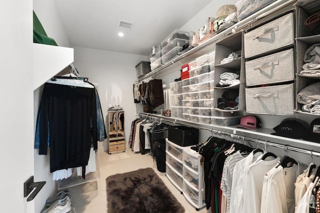 view of spacious closet