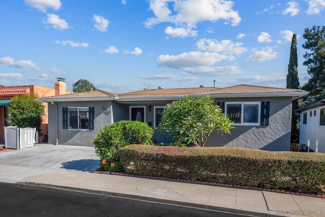 view of ranch-style home