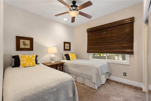 7 Corte Abertura, San Clemente, CA 92673 - carpeted bedroom with recessed lighting and ceiling fan
