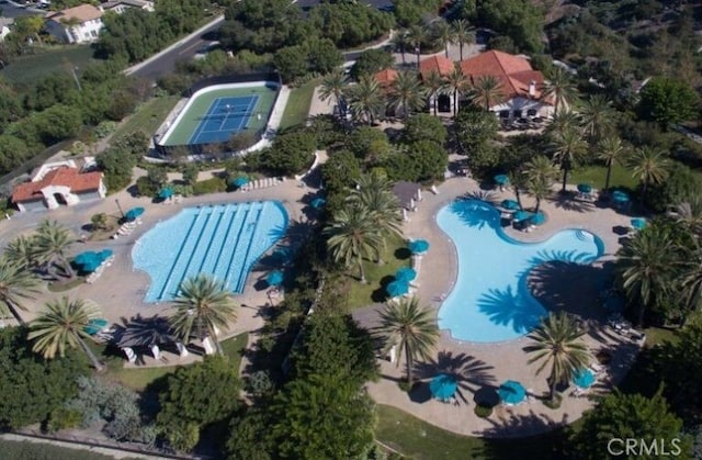 7 Corte Abertura, San Clemente, CA 92673 - aerial overview of property's location with a pool