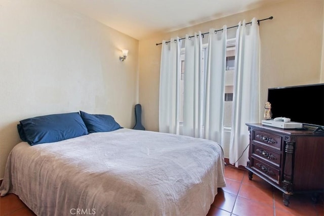 view of tiled bedroom