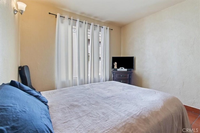 view of tiled bedroom