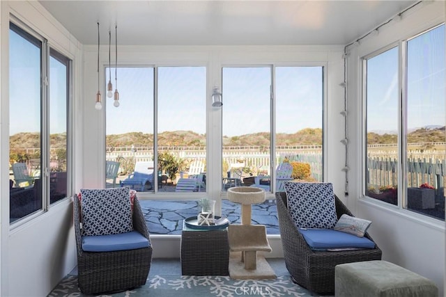 sunroom featuring plenty of natural light