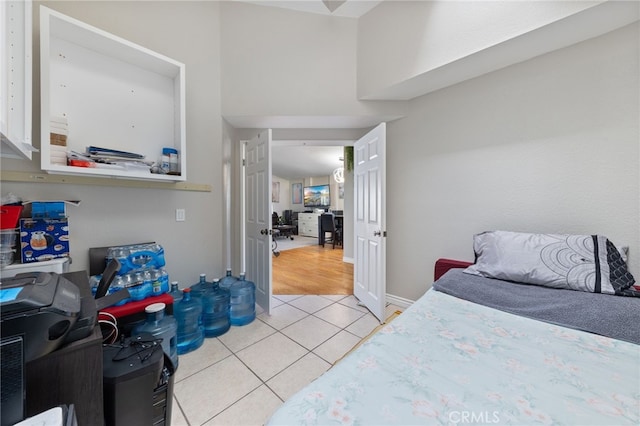 view of tiled bedroom