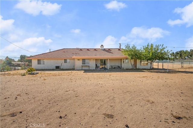 view of rear view of property