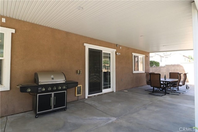 view of patio / terrace with grilling area