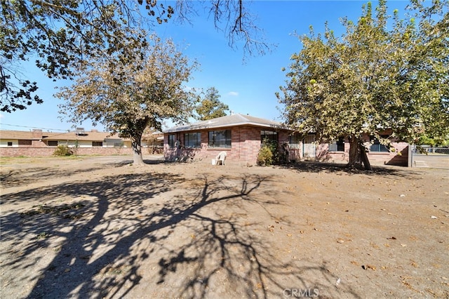 view of back of property