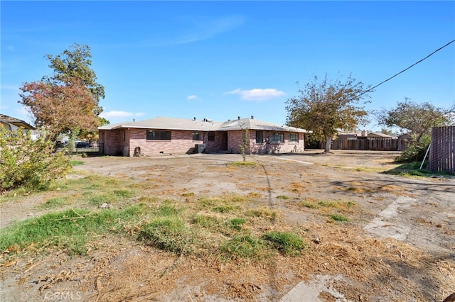 view of back of property