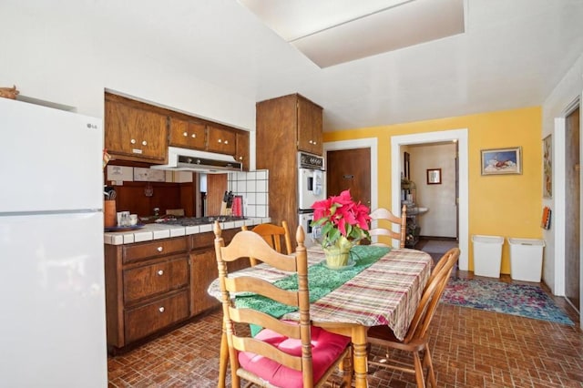 view of dining area