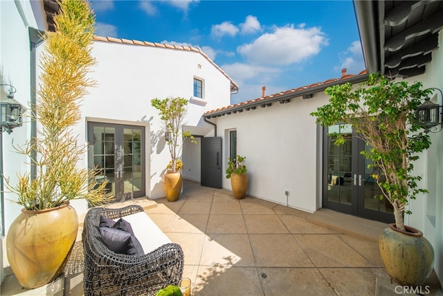 view of patio / terrace with french doors