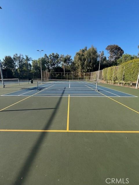 view of tennis court