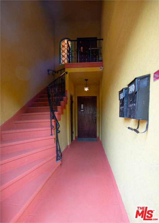 view of staircase