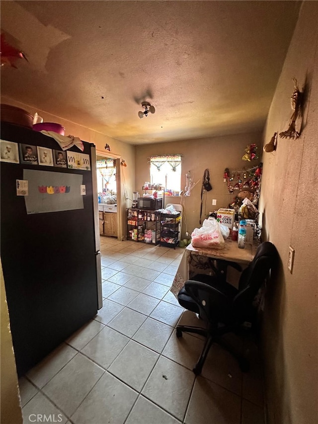 view of tiled dining room