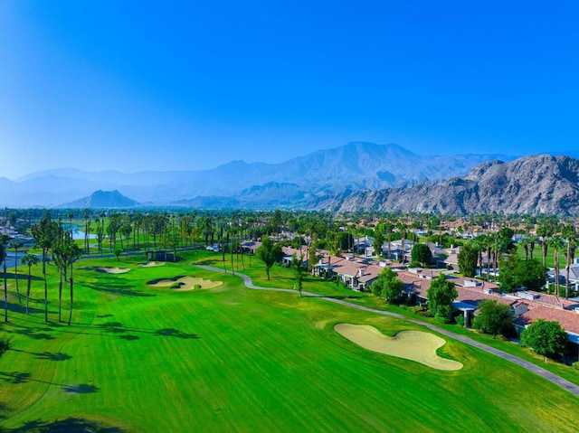 view of property's community featuring a mountain view