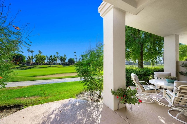 view of patio