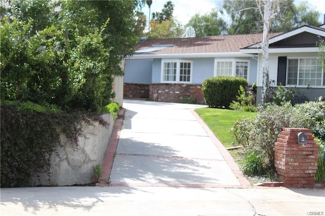 view of ranch-style home