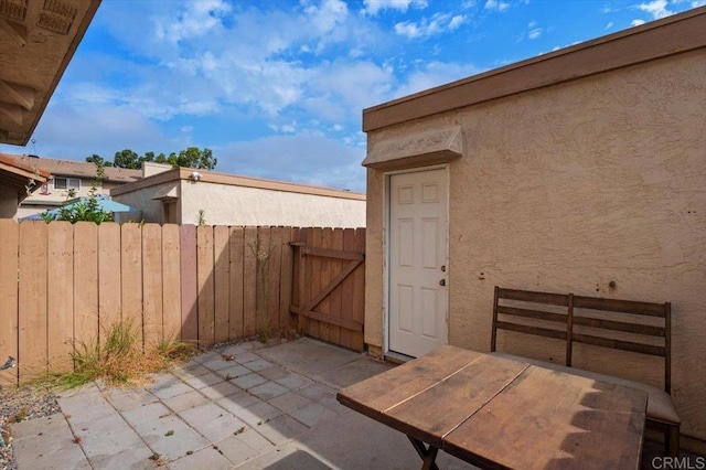 view of patio