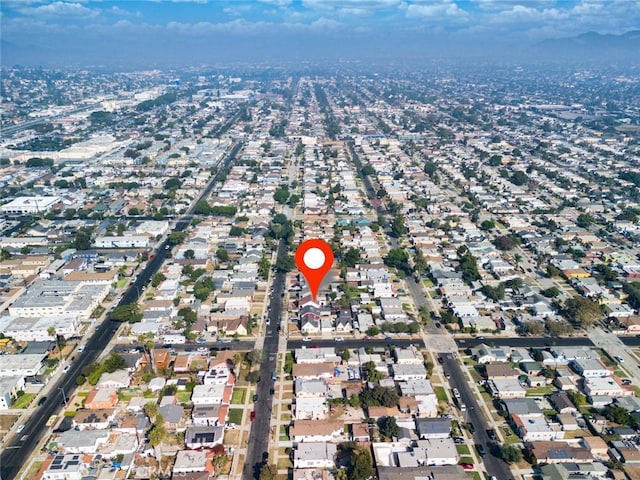 6050 Madden Ave, Los Angeles, CA 90043 - bird's eye view featuring a residential view