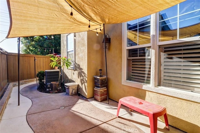 view of patio / terrace with cooling unit