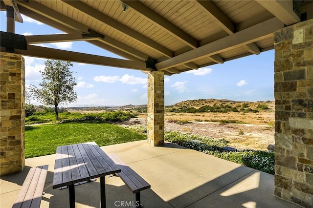 view of patio