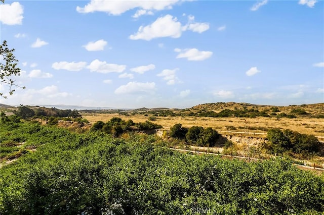 mountain view with a rural view