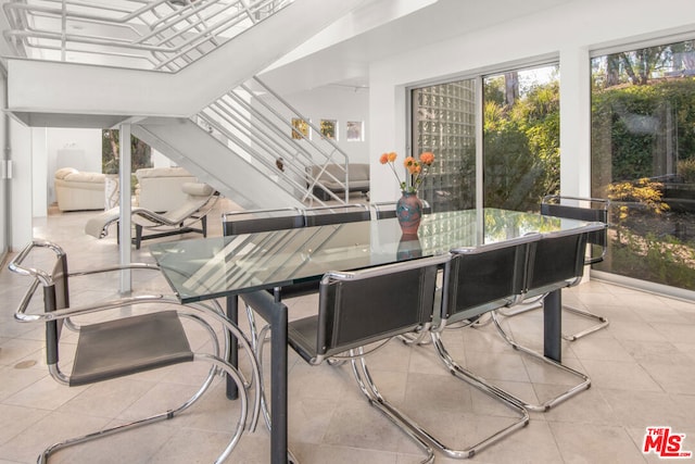 view of dining room