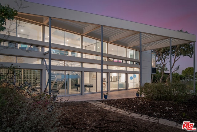 exterior space with a patio